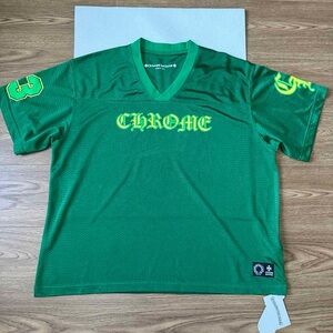 Chrome Hearts Mesh Green Football Jersey